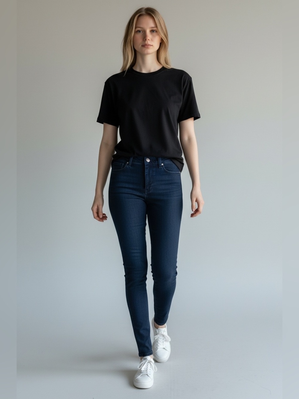 Burberry London Milbourne Womens Jeans Size 29 Dark Blue Skinny Stretch Denim